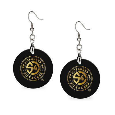 S4C Wooden earrings pendant