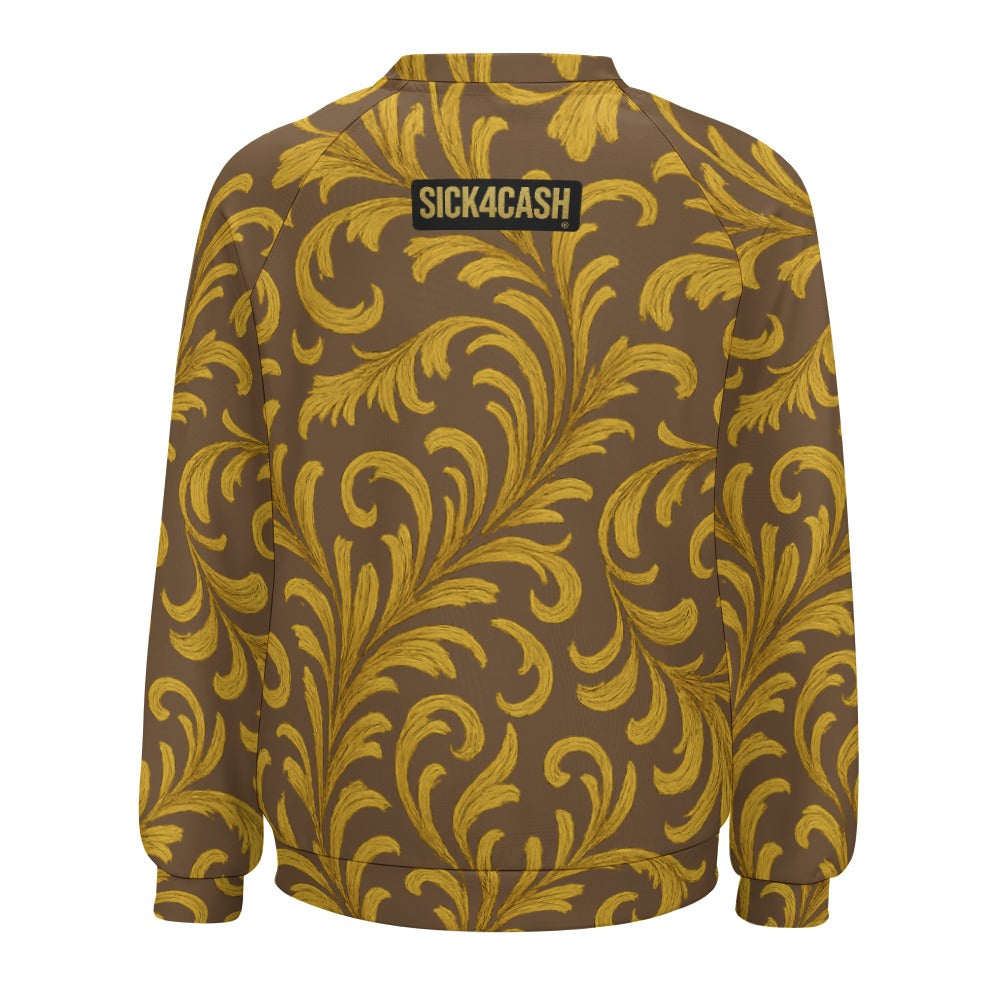 Raglan round neck sweater