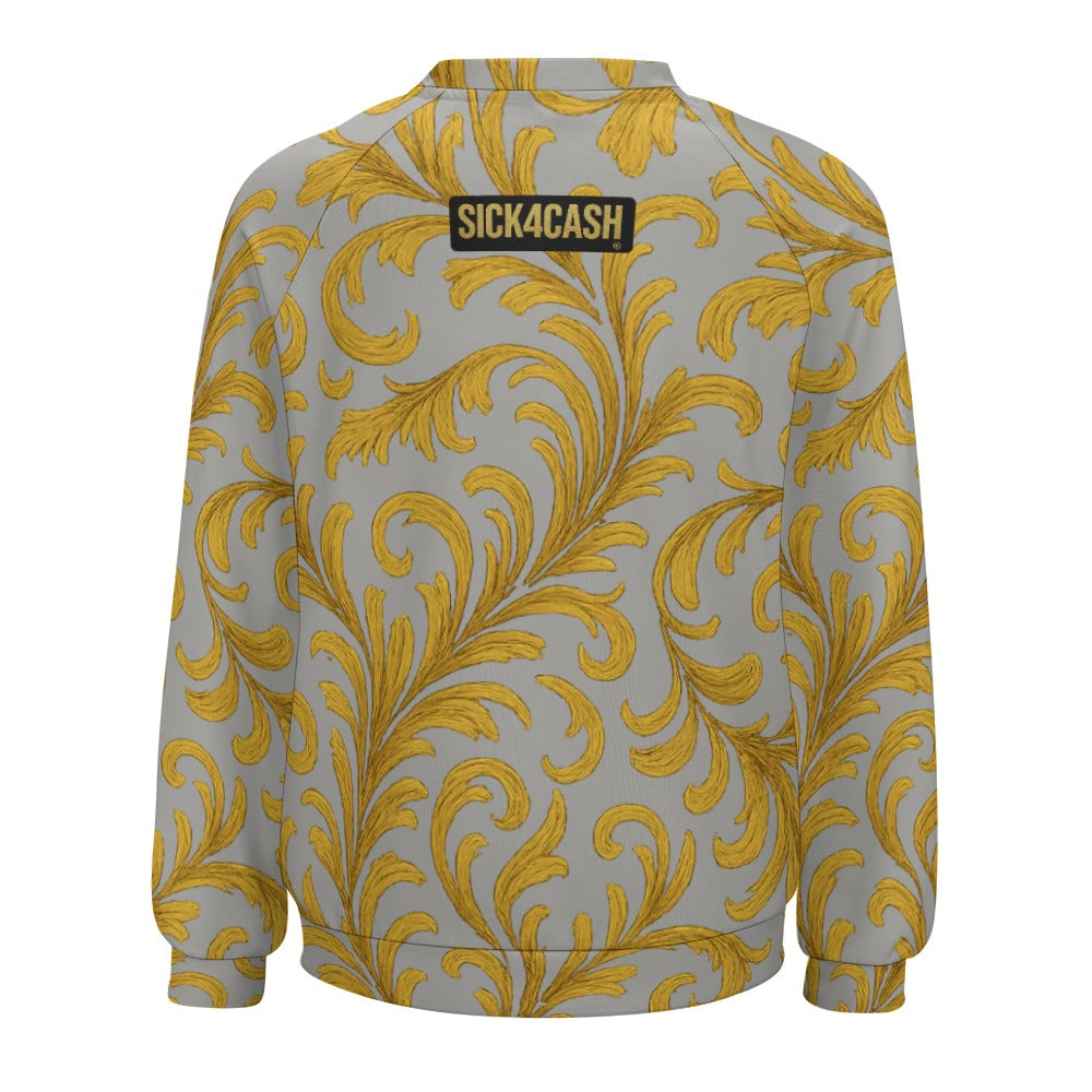 Raglan round neck sweater