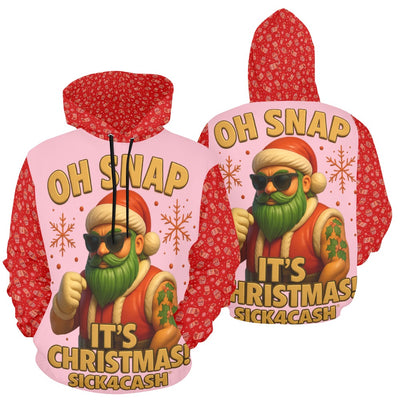 SICK4CASH® OH SNAP IT'S CHRISTMAS Hoodie – Limited Holiday Drop