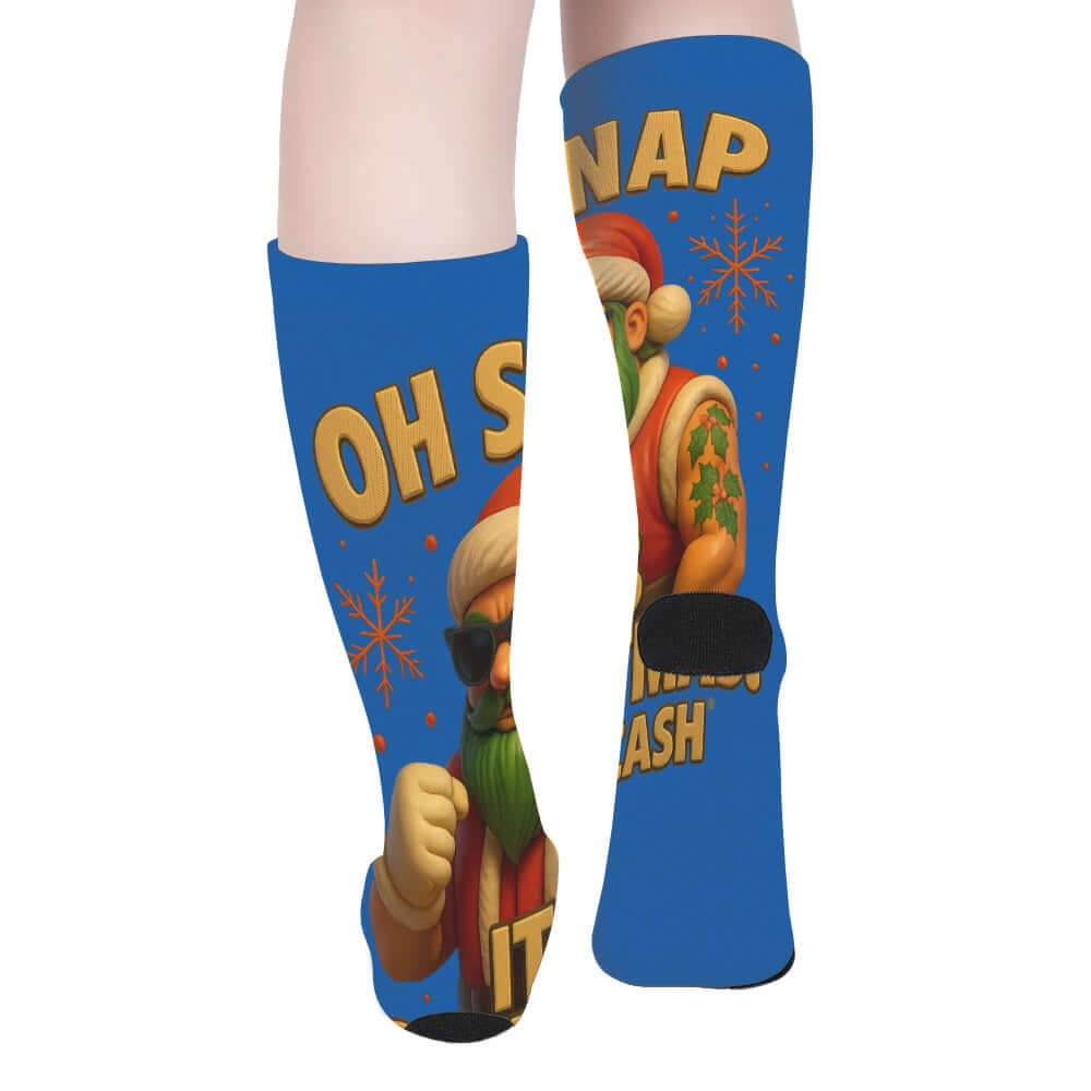“OH SNAP IT’S CHRISTMAS” Socks - Limited Holiday Drop
