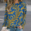 Raglan round neck sweater