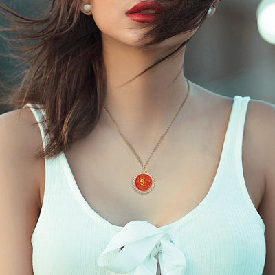 S4C Multicolored diamond necklace
