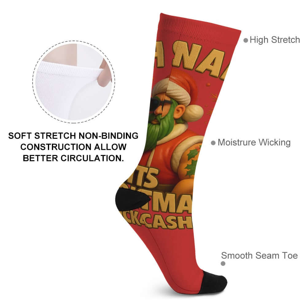 “OH SNAP IT’S CHRISTMAS” Socks - Limited Holiday Drop