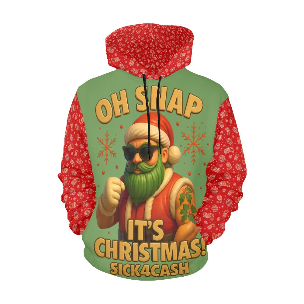 Christmas snap hoodie new