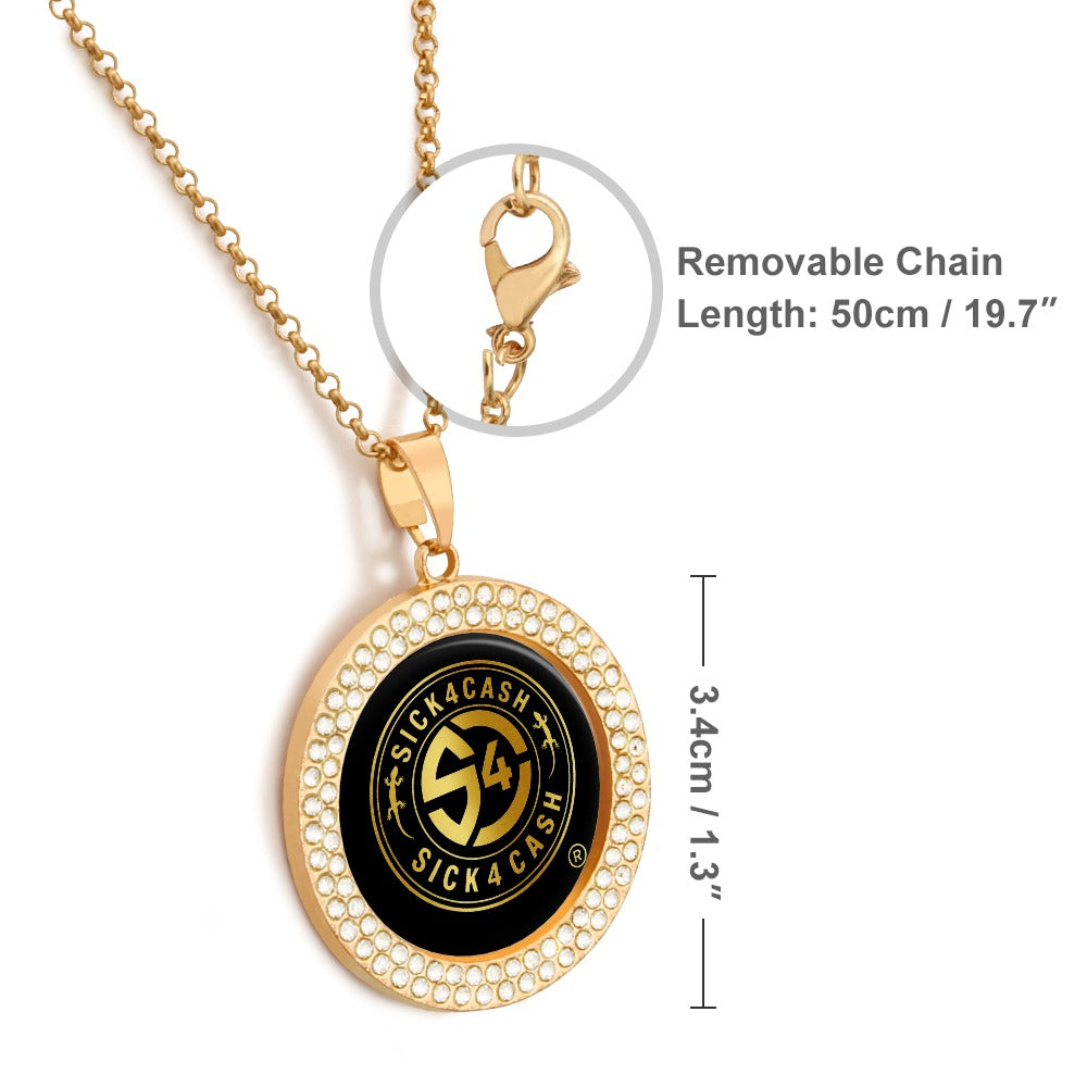 S4C Multicolored diamond necklace