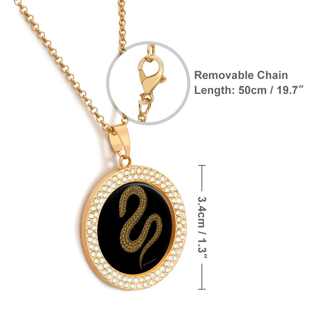 S4C Multicolored diamond necklace