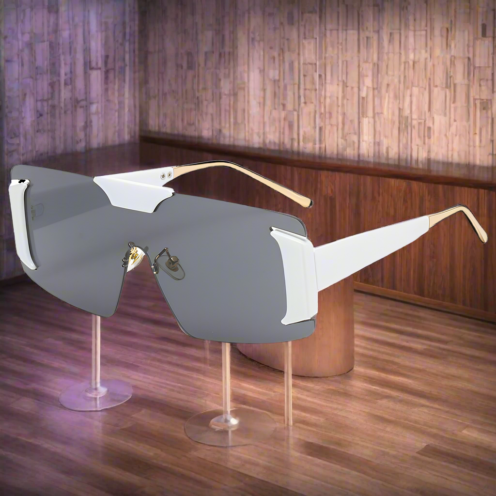 Frameless Sunglasses Men And Women Trend Large Frame Sunglasses 🔥