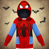Kids hoodie small spider man