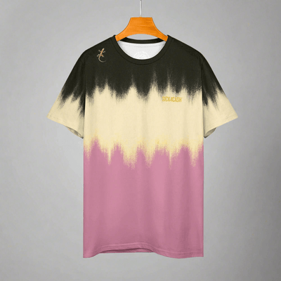SICK4CASH — Premium Cotton Color Tee featuring a unique gradient design and bold branding.