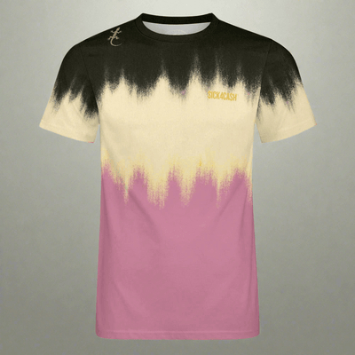 SICK4CASH — Premium Cotton Color Tee featuring bold gradient design and signature branding.