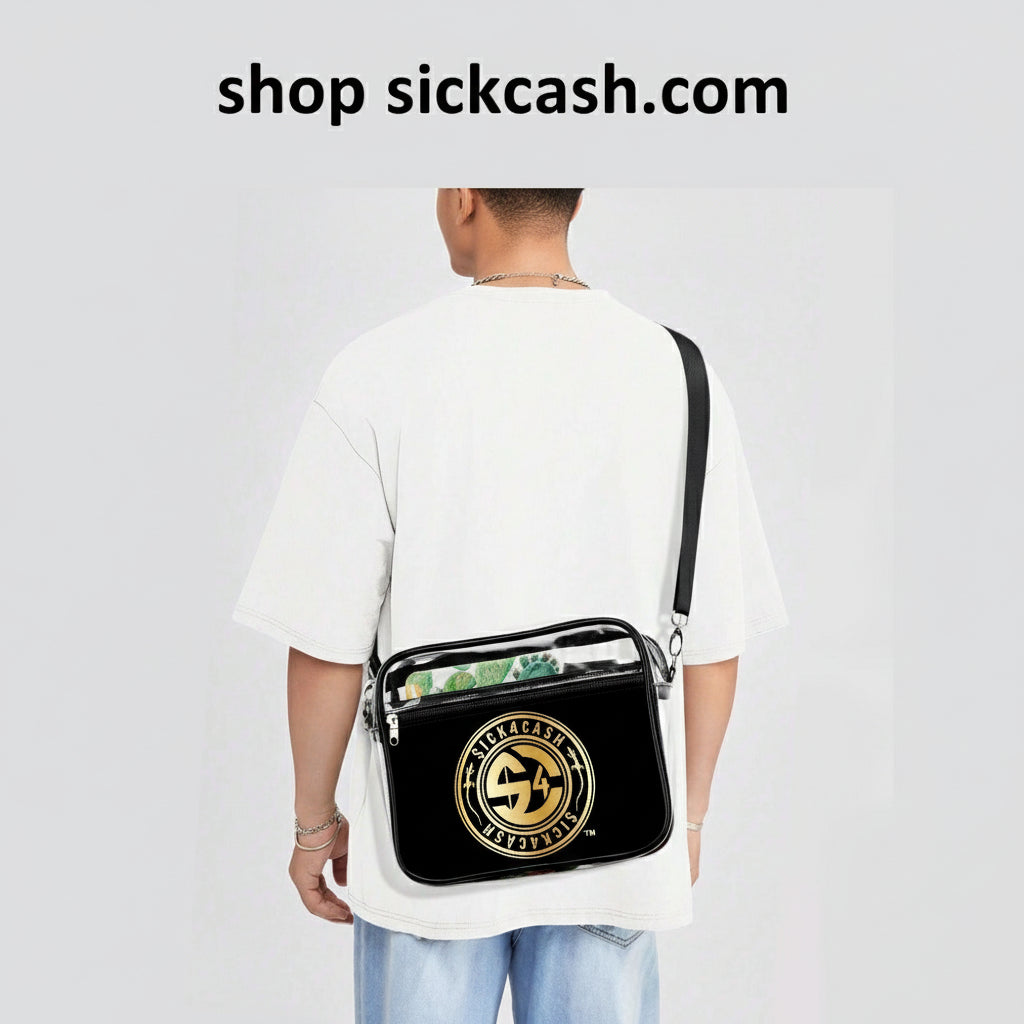 Sick 4 cash transparent handbag