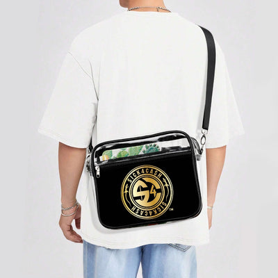 🦎 Lizard Transparent Satchel Set – Two Piece (New Arrival)
