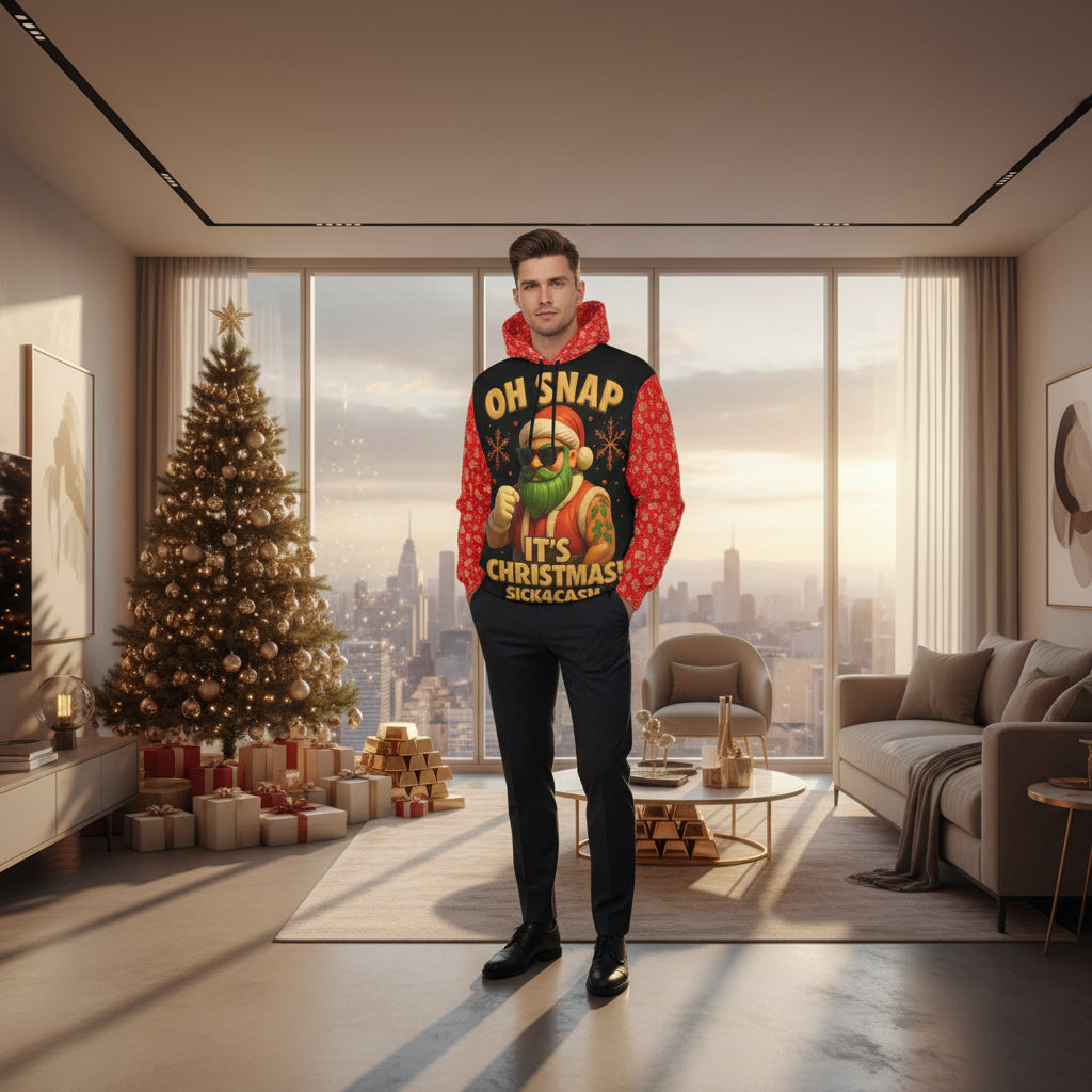 SICK4CASH OH SNAP IT'S CHRISTMAS Hoodie