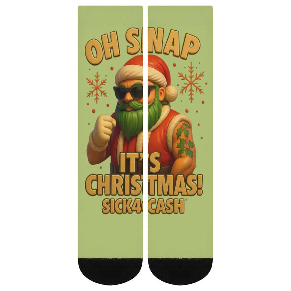 “OH SNAP IT’S CHRISTMAS” Socks - Limited Holiday Drop