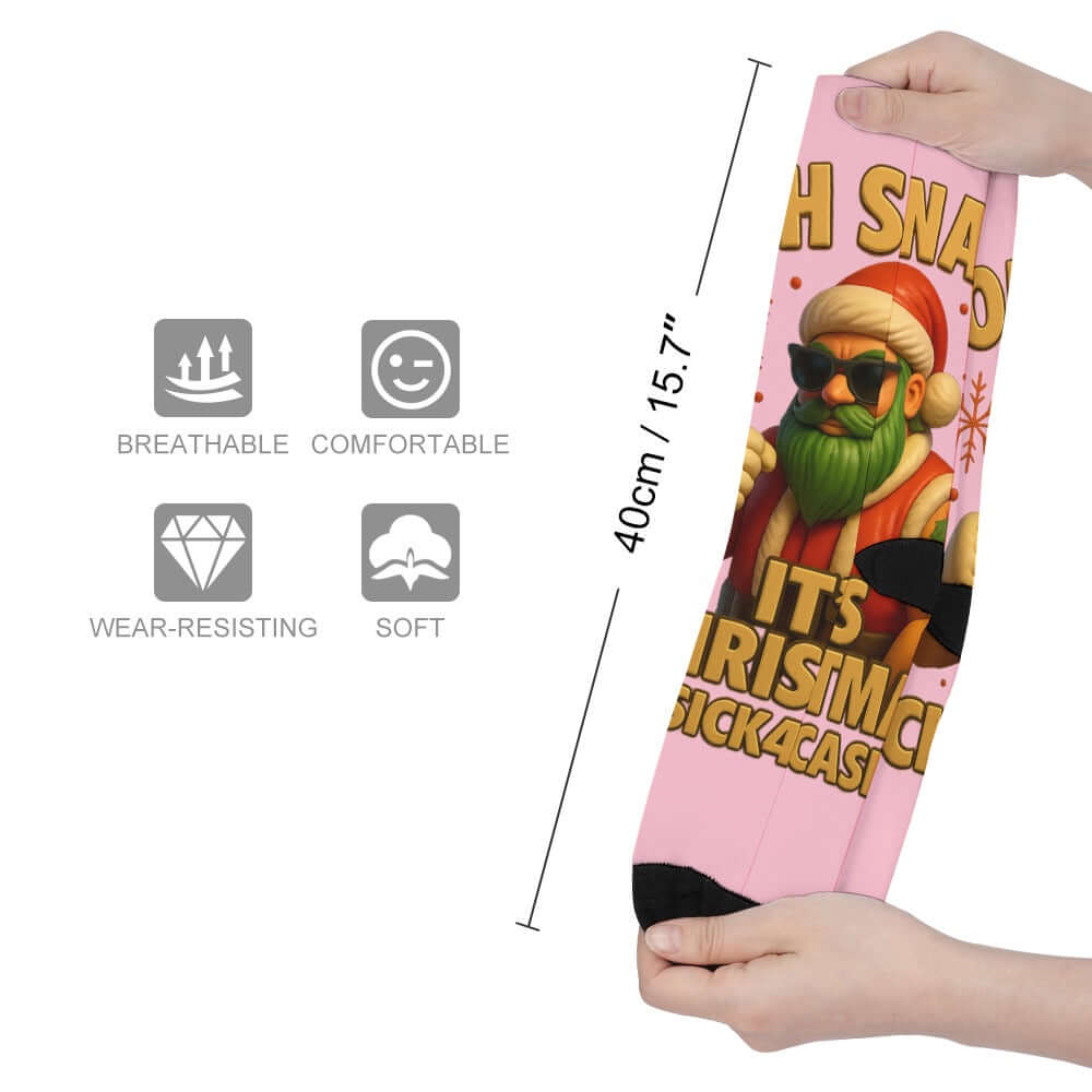 “OH SNAP IT’S CHRISTMAS” Socks - Limited Holiday Drop