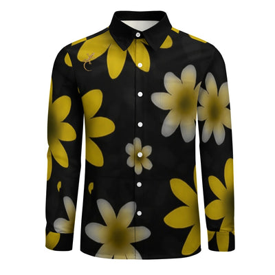 Peach Velvet Casual One Pocket Long Sleeve Shirt