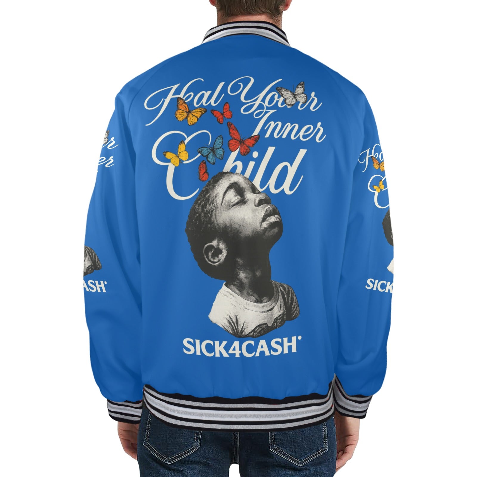 Blue jacket desinger