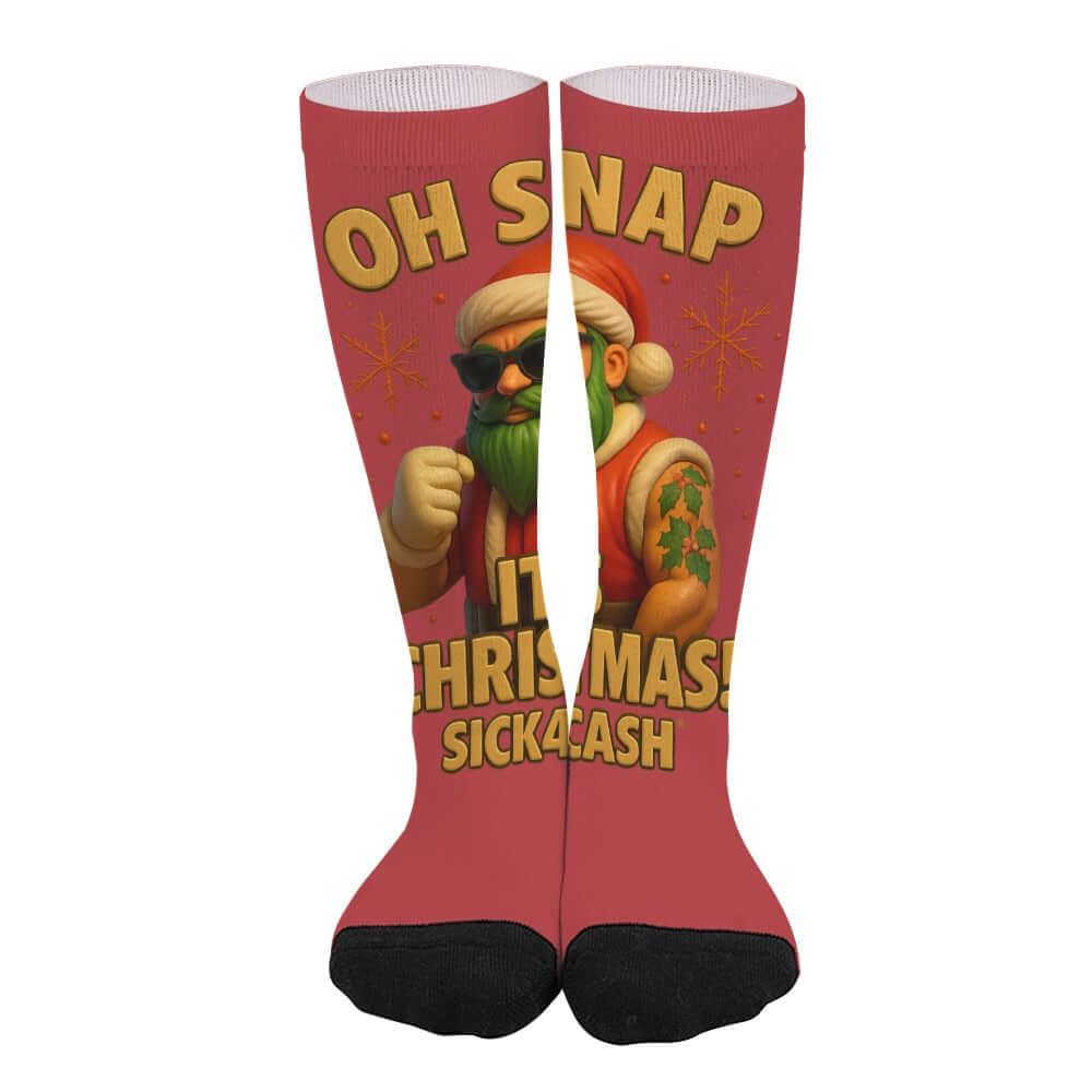 “OH SNAP IT’S CHRISTMAS” Socks - Limited Holiday Drop