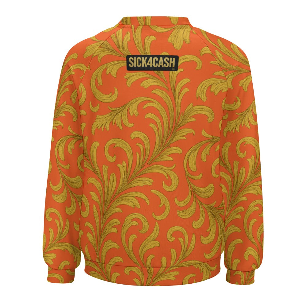 Raglan round neck sweater