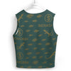 Women's Long Sleeve Button Knit Vest