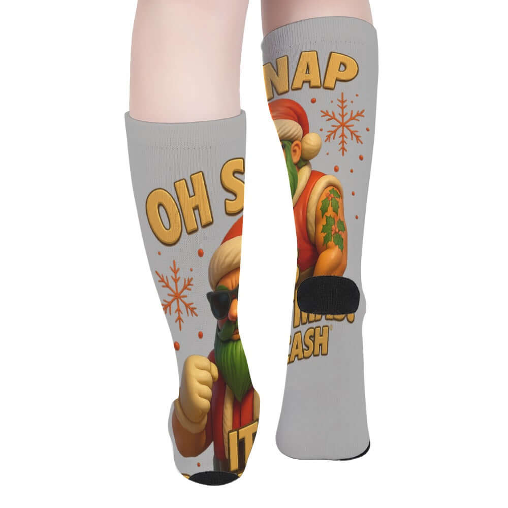 “OH SNAP IT’S CHRISTMAS” Socks - Limited Holiday Drop