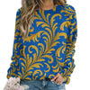 Raglan round neck sweater