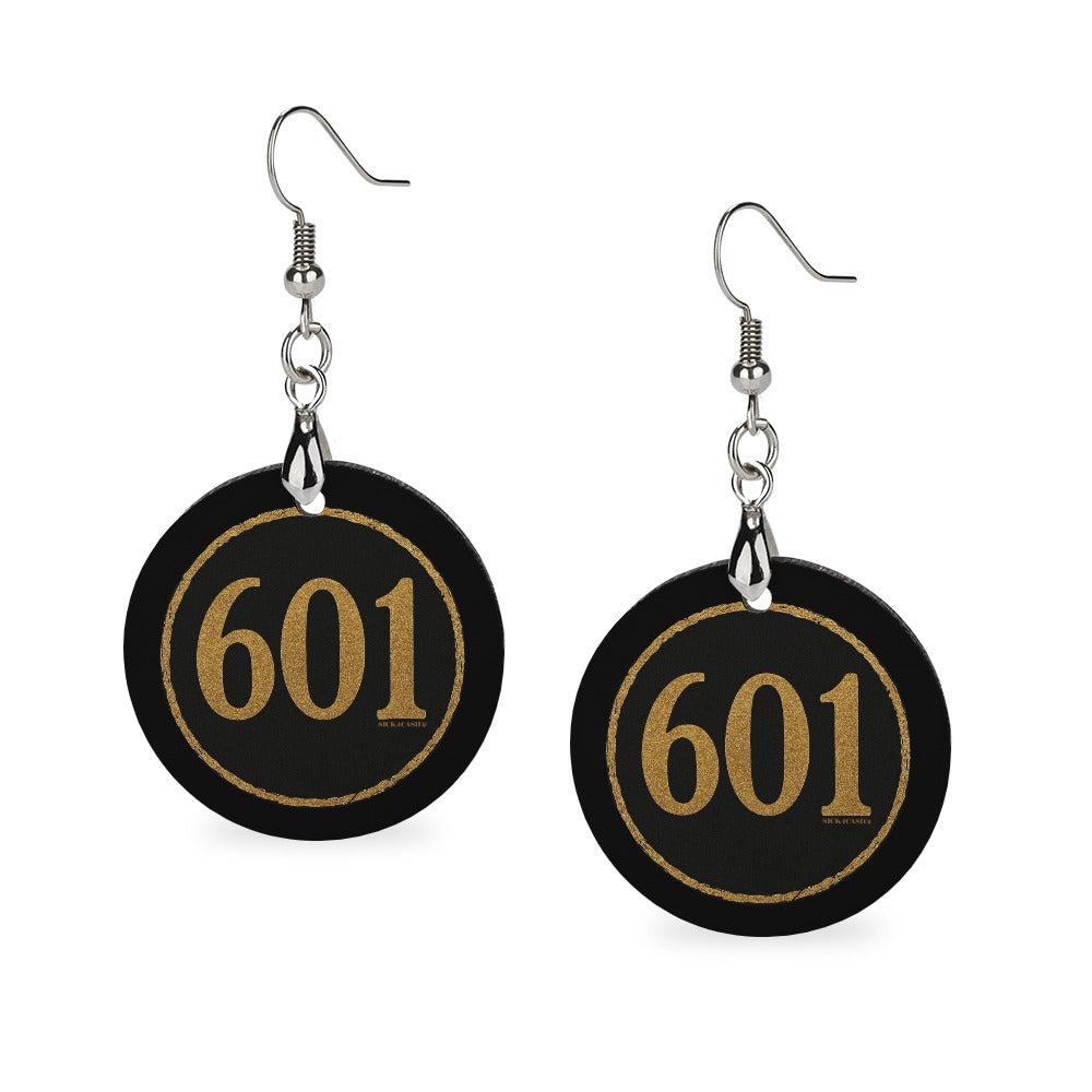 S4C Wooden earrings pendant