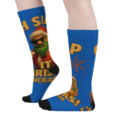 “OH SNAP IT’S CHRISTMAS” Socks