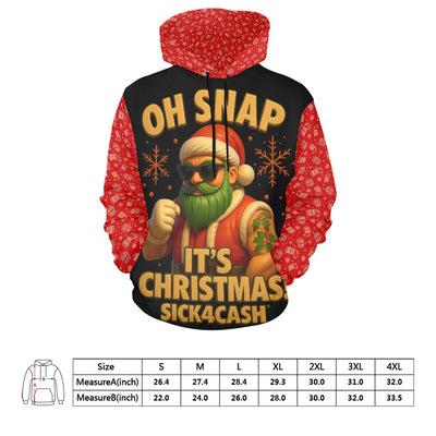 SICK4CASH® OH SNAP IT'S CHRISTMAS Hoodie – Limited Holiday Drop