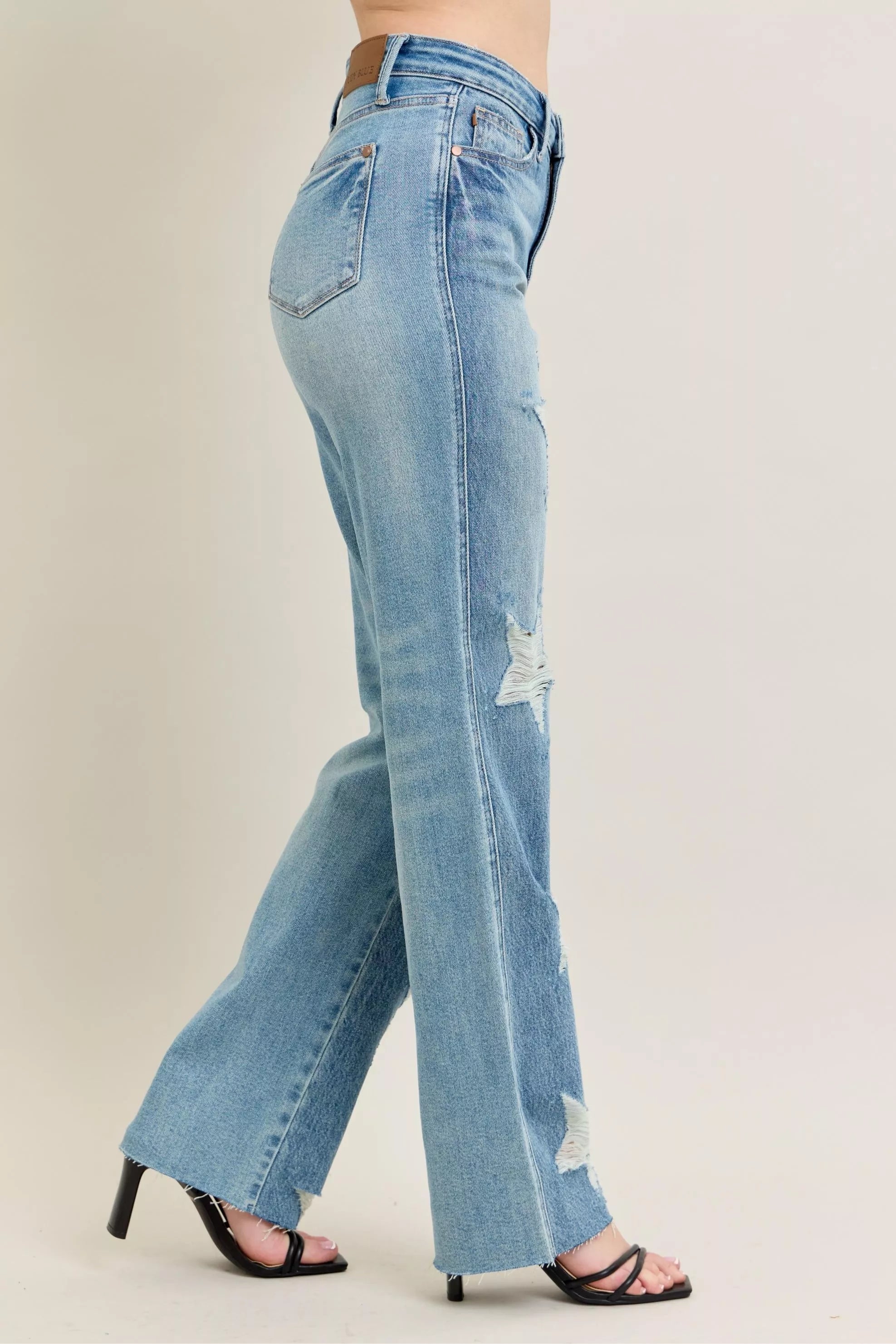Stylish blue jeans