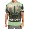 SICK4CASH® “QUE” All-Over Print Tee — Men’s Crew Neck