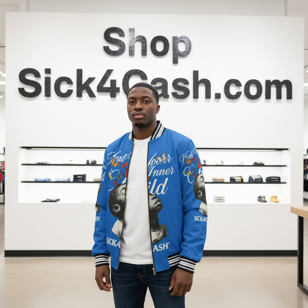 Blue designer jacket