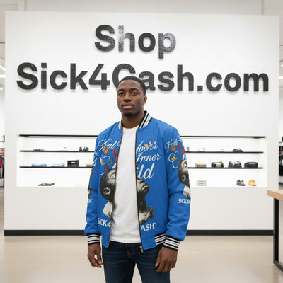 Blue designer jacket