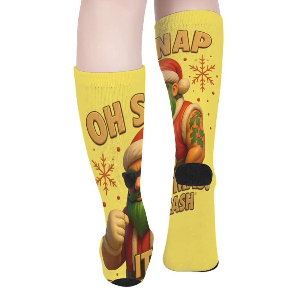 “OH SNAP IT’S CHRISTMAS” Socks - Limited Holiday Drop
