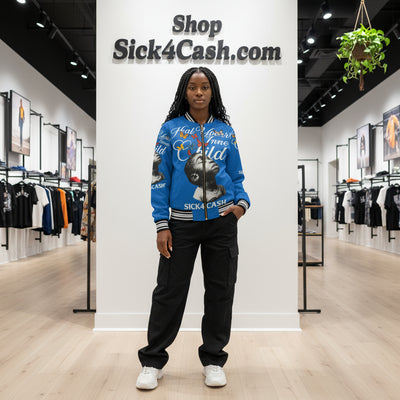 Blue jacket for women