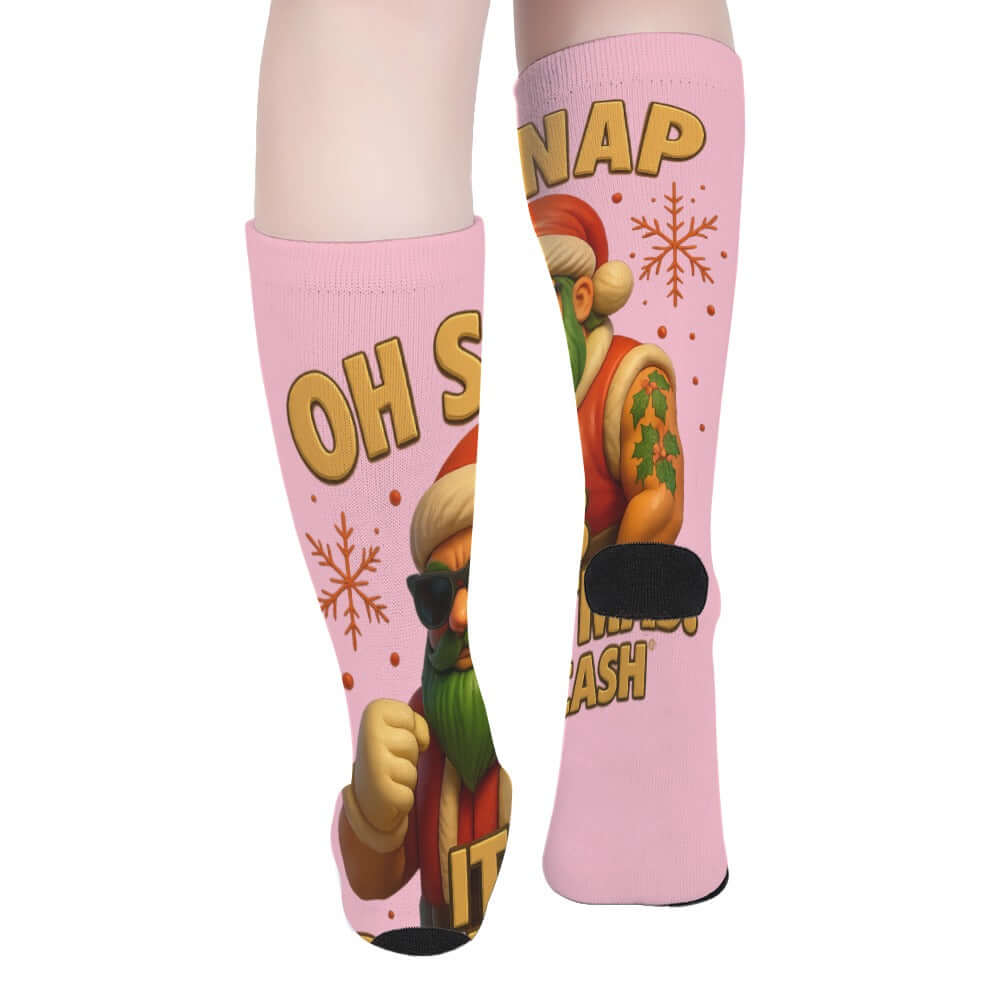 “OH SNAP IT’S CHRISTMAS” Socks - Limited Holiday Drop