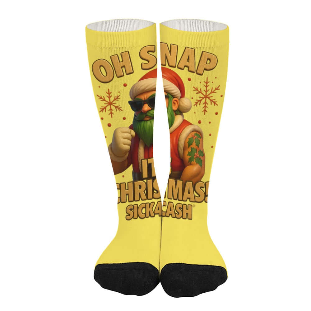 “OH SNAP IT’S CHRISTMAS” Socks - Limited Holiday Drop
