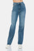 Women Judy Blue Tummy Control Raw Hem Jeans – Sculpted Fit, Effortless Edge