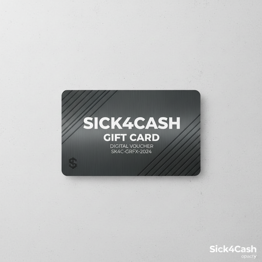SICK4CASH Gift Card - Premium Streetwear Digital Gift Card