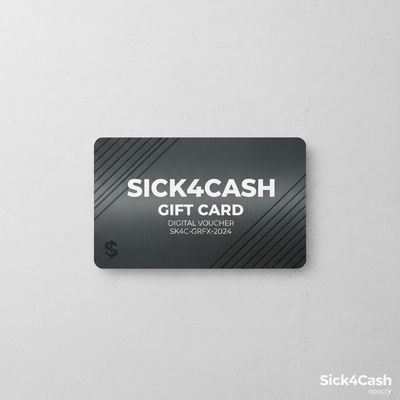 SICK4CASH Gift Card - Premium Streetwear Digital Gift Card