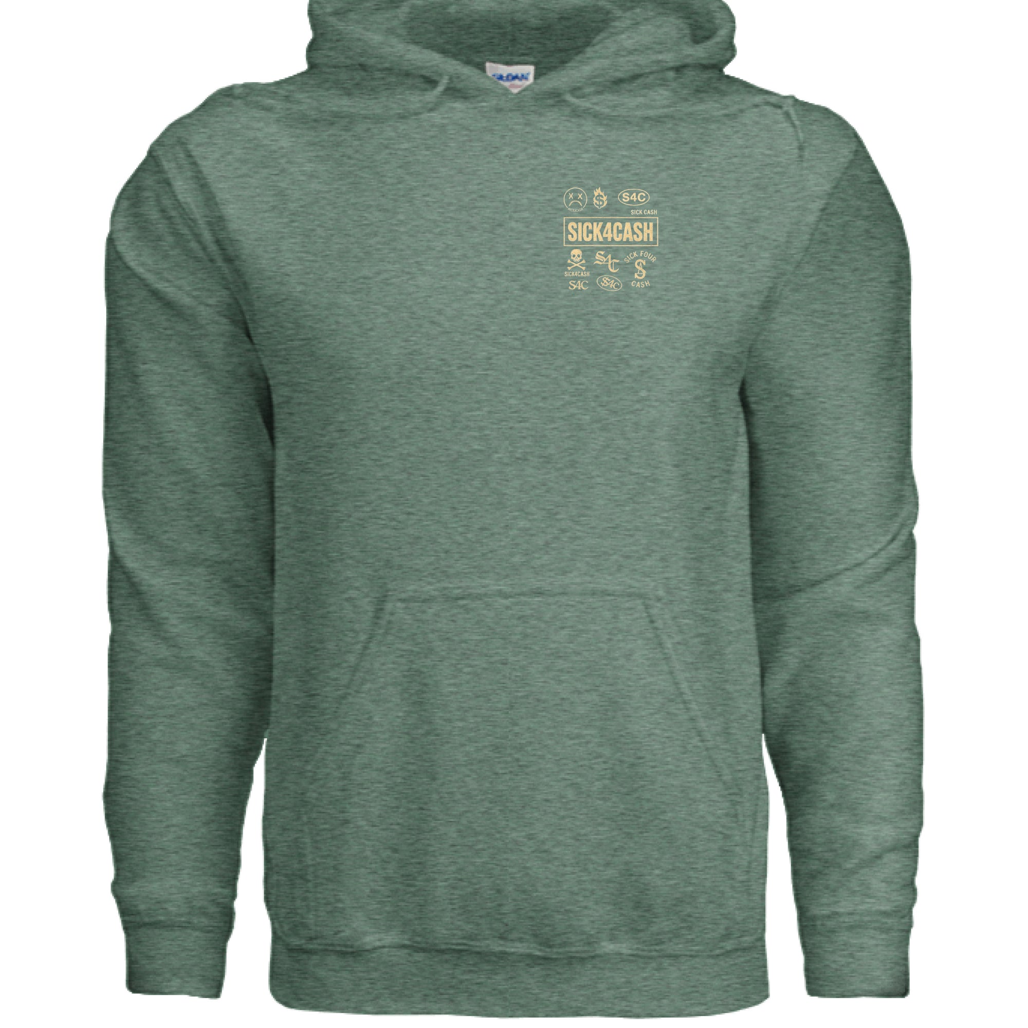 Heather Sport Dark Green - FRONT