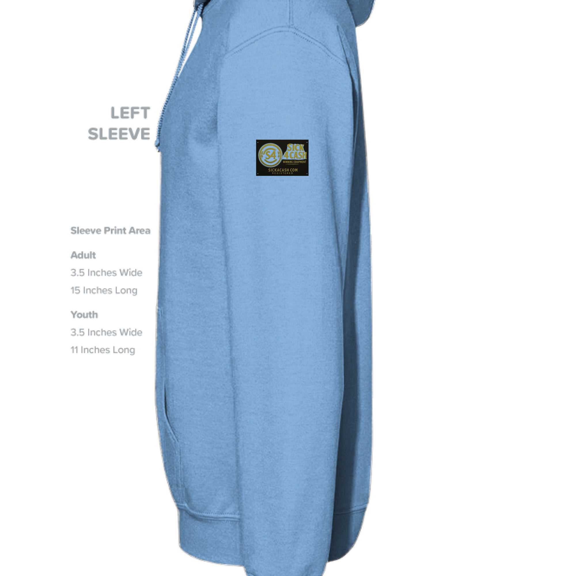 CAROLINA BLUE - SLEEVE_LEFT