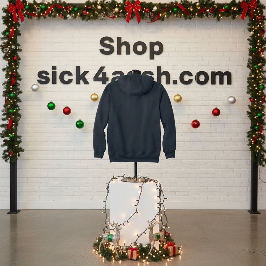 New navy pull over hoodie