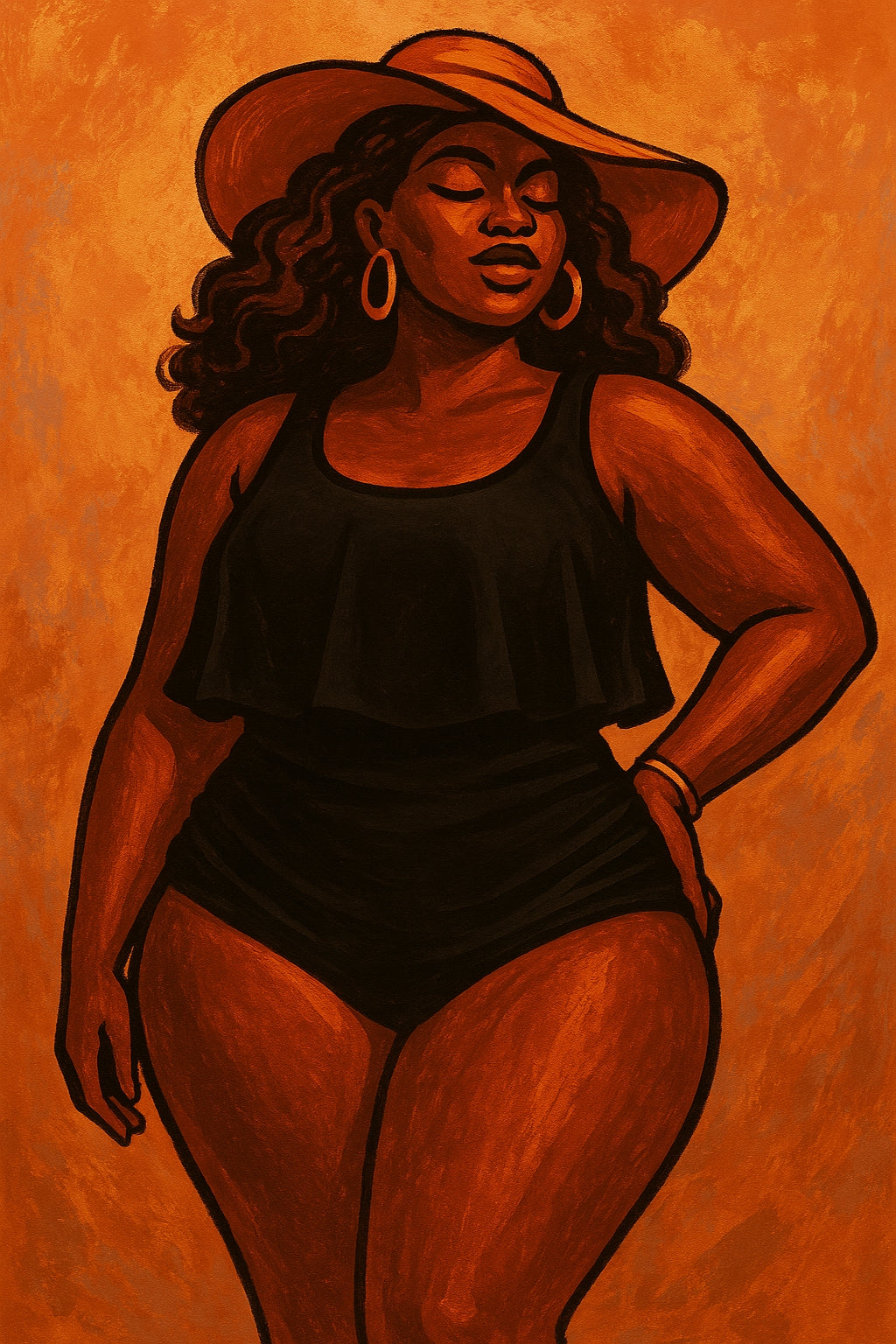 Large Size Bikini Swimsuit