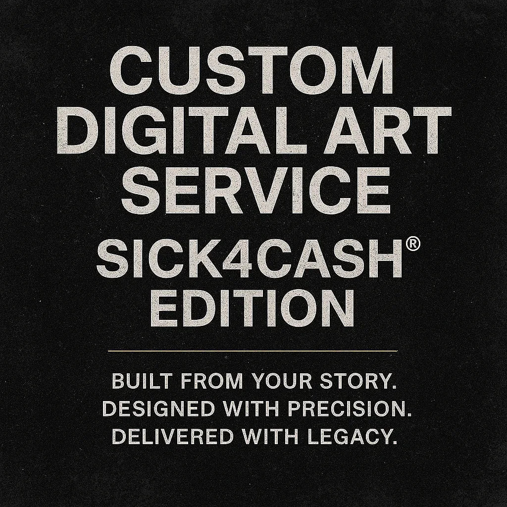 Custom Digital Art — SICK4CASH® Edition