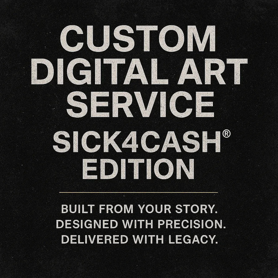 Custom Digital Art — SICK4CASH® Edition